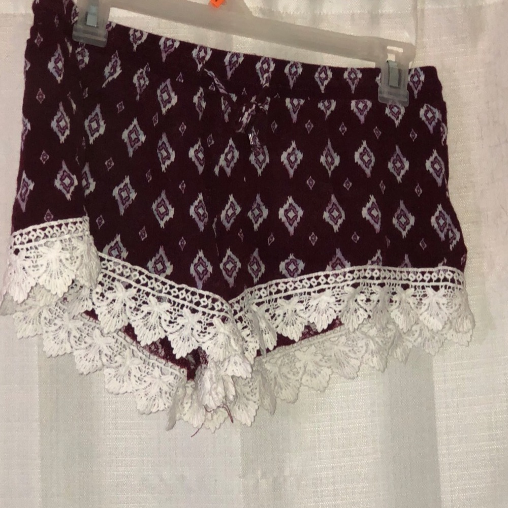 Maroon shorts